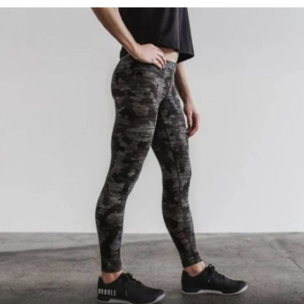 NOBULL mid rise Dark Camo Melange Tight-Medium-New Without Tags